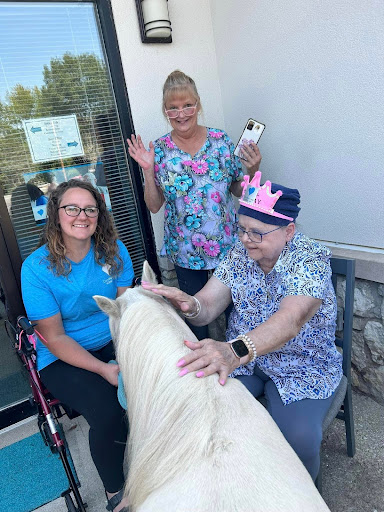 Equine Therapy for Seniors: Bringing Joy and Comfort Through Horses - South Indy | ComForCare - equinesouthindy3